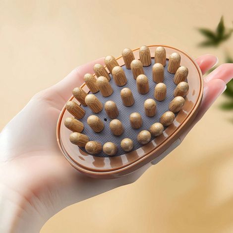 Brosse méridienne coussin d'air, outil universel de massage par grattage corporel, brosse douce pour abdomen, jambes, masseur pour la maison (1/4)