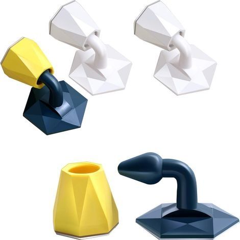 Lot de 4 butées de porte en siliCône sans bruit (1/4)