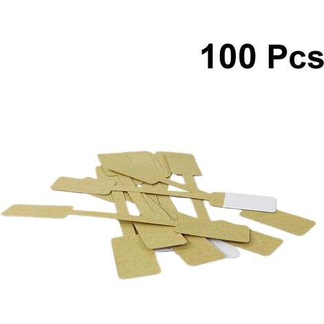 gold colored self adhesive labels 100 sheets made of kraft (1/5)