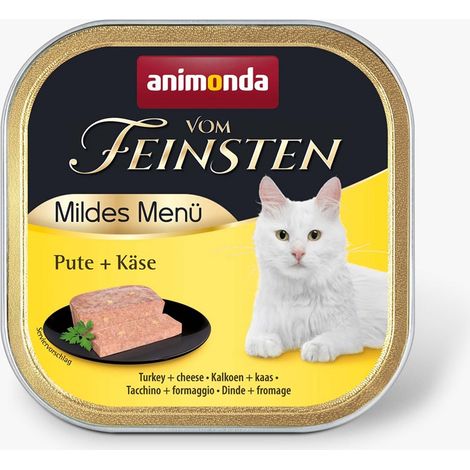 ANIMONDA Vom Feinsten Menue Dolce Formaggio di Tacchino 100g