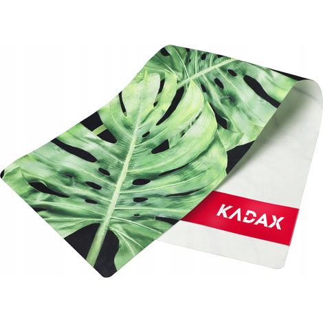 KADAX Tischläufer aus Filz, Schwarz und Grün