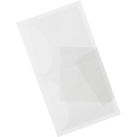 2x Clear Windscreen Ticket Wallet for Car, Square Parking Permit Holder with Backing 90mm x 90mm, Transparent Vehicle Pass Pouch and Document Organizer (1/5)
