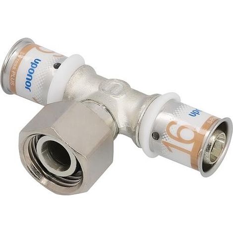 Pièce en T SK Sertir PLUS Uponor Geberit Ø16mm-DN15 (1/2")-Ø16mm FI (1/2)