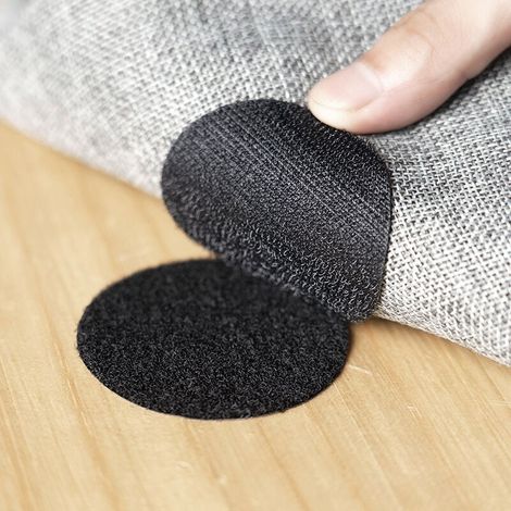 1pcs - pince à tapis - fixation Multi - usage [Set de 20 paires] - rond - noir (1/5)