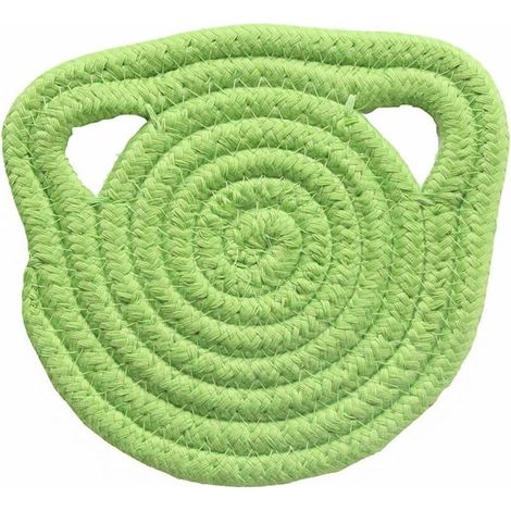 royaluxe - Set de table en coton tissé résistant à la chaleur - Pour cuisine, restaurant, maison 2 pièces(vert) (1/5)
