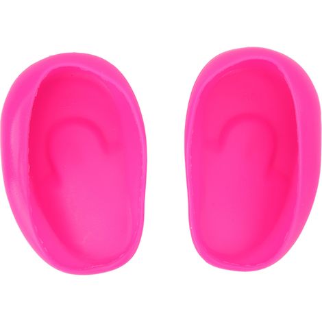 Protège-oreilles en silicone léger et professionnel pour teinture capillaire, idéal pour la douche, le salon de coiffure et la maison (lot de 10). (1/5)