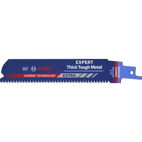 Bosch Accessories 2608900367 EXPERT ‘Thick Tough Metal’ S 955 CHC Säbelsägeblatt, 10 Stück Sägeblatt