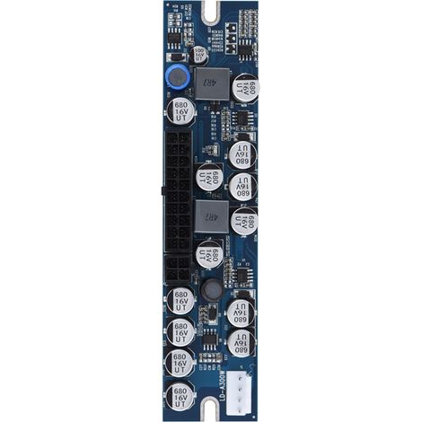Alimentation PC 300W 12V DC avec Connecteur 24 Broches, Câble SATA et AUX - Bloc d'Alimentation pour Ordinateur de Bureau