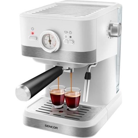 Sencor SES 1720WH máquina de café espresso blanca 20 bares (1/5)