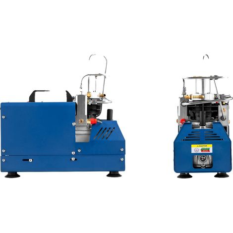 Compresor de aire de alta presión (4500 PSI), sistema refrigerado por agua, 220 V, apagado manual. (1/2)