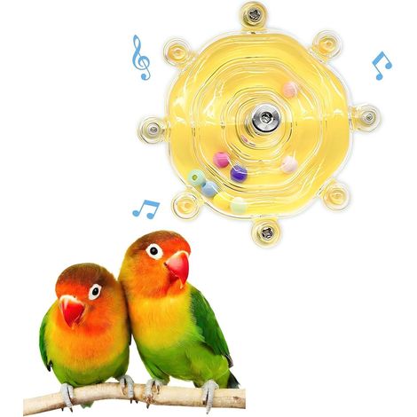Budgie Toys, Parakeet Training Toy, Interactive Bird Educational Toy For Small Birds, Cockatiel Toys, Fun Parakeet toys, Lovebird toys, Quaker Parrot toys, Bird Toys For Conures, Sun Conure toys(Blue)