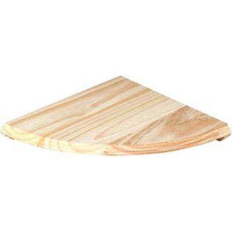 Pre-sanded Corner Shelf - Timber - 380 x 380 x 16 mm - Pre-Sanded