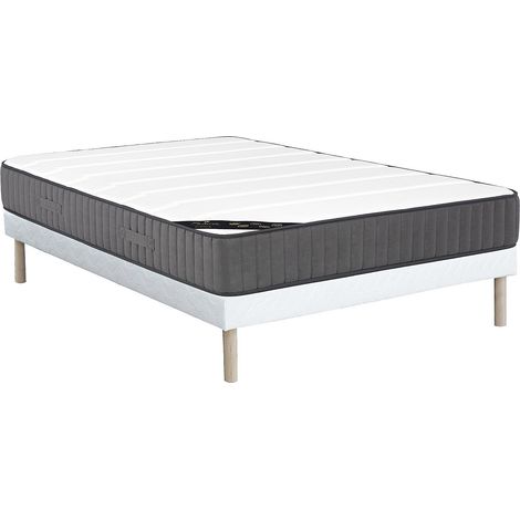 Rete e materasso ibrido molle insacchettate 7 zone Schiuma alta resilienza sp.26cm 140x190cm - AUDACE di PALACIO