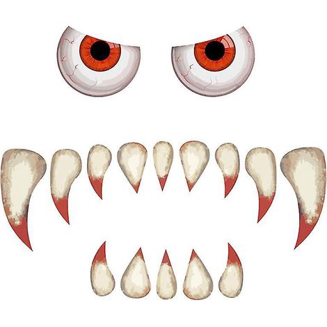1 Stück Halloween-Aufkleber für Halloween-Dekorationen