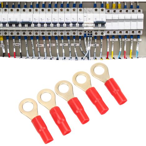 50 runde MO-800R-Steckverbinder aus reinem Kupfer, 8 GA-Gauge (1/5)