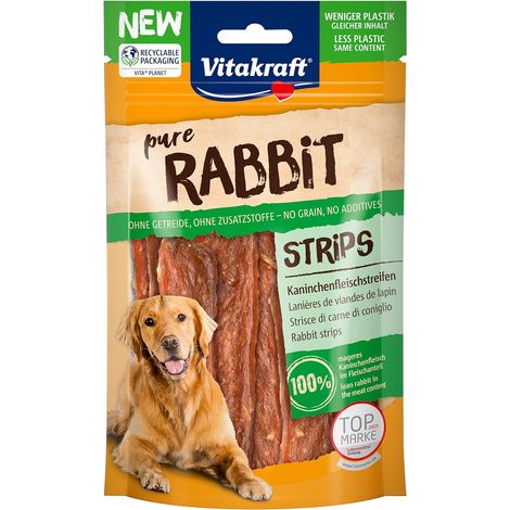 rabbit striscie di carne di coniglio 80 gr. - vitakraft (1/2)
