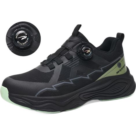 Chaussures de sécurité légères et respirantes - Embout en acier composite - Anti-écrasement et anti-perforation - Résistantes à l'huile et à l'eau, taille 48