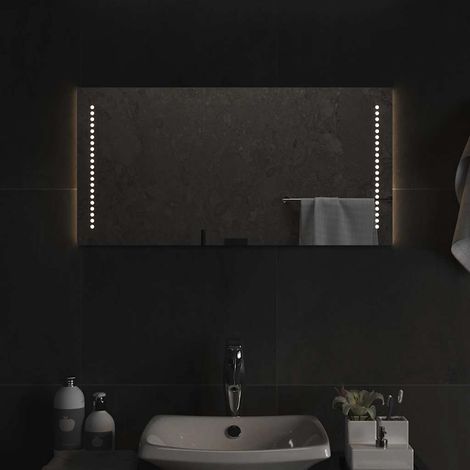 Miroir de salle de bain LED 80x40 cm