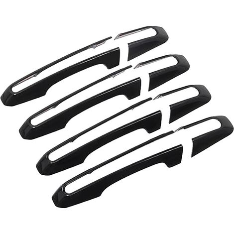 Rivestimenti per maniglie delle portiere per XE, XF, F-Pace, X761 e Serie 5 Sport Evoque, neri.