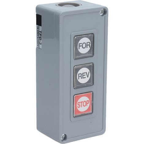 Boîtier de commande d'alimentation à interrupteur à bouton-poussoir, réarmement automatique 250 V CA TPB-3 (1/5)