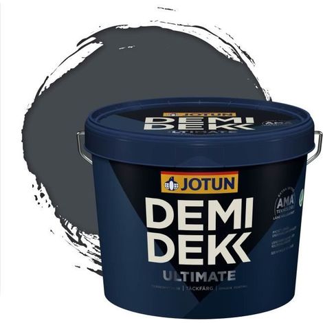 Peinture Bois - DEMI DEKK ULTIMATE - Satinée - RAL 7024 - 3L - Gris Graphite (1/2)