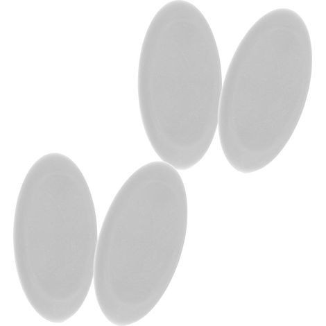 4 Pièces Coussin D'angle et Absorption des Chocs en Plastique pour Siège de Toilette du Bruit Pièce de Rechange Maison et Couvercle de Bidet (1/5)