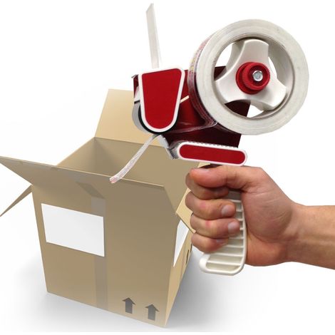 Trade Shop - Dispensador De Cinta Adhesiva Scotch Con Embrague Para Embalaje -