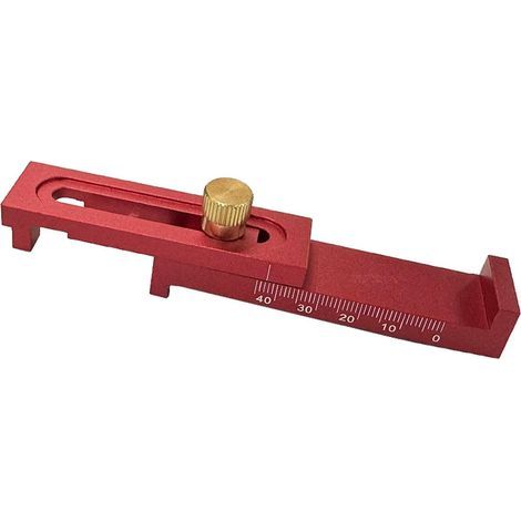 Nutversteller für Kreissägen mit Messregler, verstellbare Einführlehre für Holzbearbeiter (1/5)