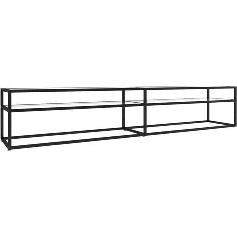 Maison Exclusive - TV-Schrank Transparent 220x40x40,5 cm Hartglas