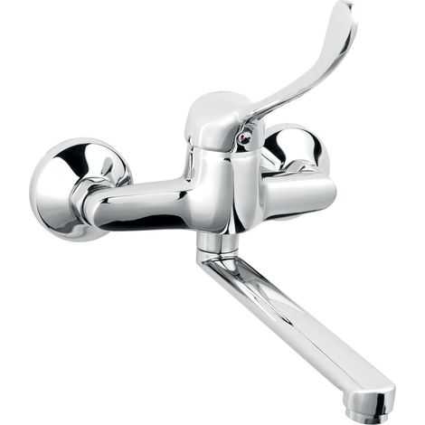 Vasto medico Wandarmatur für Waschbecken, Chrom (1/2)