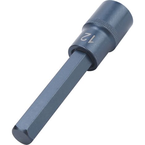 Embout hexagonal à douille en acier allié S2, outil de clé rapide pneumatique/électrique, antirouille, H12 (1/5)