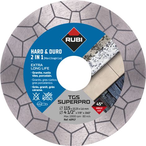 Disco per materiale duro turbo viper miter & straight (tgs) diam. 115