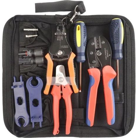 Kit d'outils mécaniques pour connecteurs MC4, accessoires pour montage et démontage de connecteurs solaires (1/5)