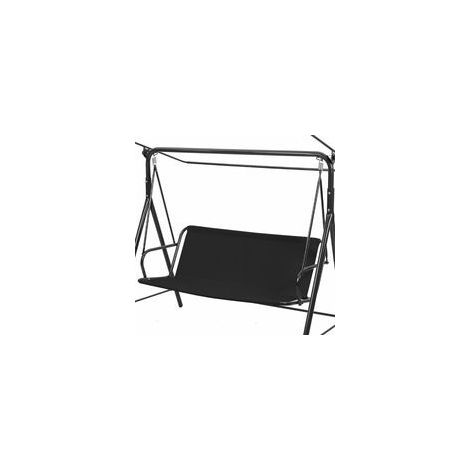 Ensemble de balan��oires de jardin de remplacement, 148 x 50 x 50 cm, noir, tissu Oxford imperm��able ��pais 900D, prot��ge les balan��oires de jardin et de balcon