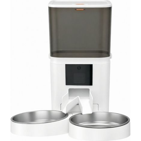 Dispensador automático para gatos 6 l con 2 cuencos inox WiFi Tuya MODENUIT (1/5)