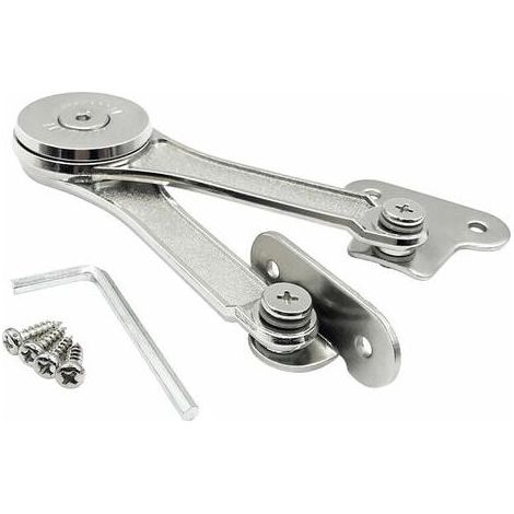 Kaelt - Standard Forte Ferrures pour Relevants et Abattants Couvercles Stay Lift Systèmes Réservoir de Force Pour Système a Porte Relevable Charnière pour Armoire Meuble Lot de 2 (1/5)