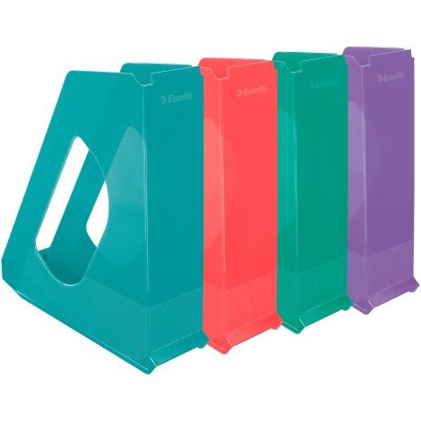 Range-revues Esselte Colour’Breeze dos 7,2 cm couleurs assorties - Lot de 10