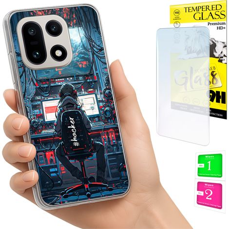 Funda para OnePlus 15 Photo, cubierta trasera + cristal 9H (1/5)
