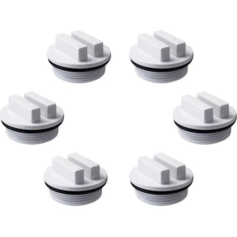 1.5" Gewinde Pool Spa Rückleitung Wintertisierungsstecker Filter Ablassstecker SP1022C mit O-Ring für Wintertisierung Pools und die meisten Hayward Pentair Filter (6-Pack)
