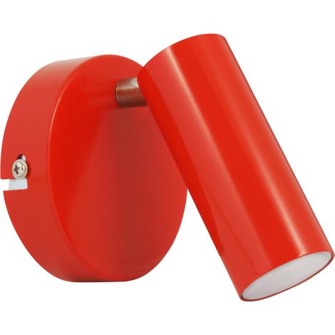Applique LED articulée métal rouge 4,5W 3000K GAVI Polux (1/5)