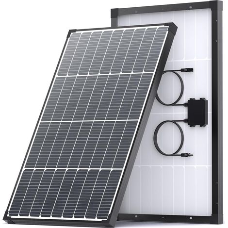 Panneau Solaire 55W, N-Type 16BB Panneaux Solaires Monocristallins,Modules PV monocristallins,Idéal pour Batterie 12V, les Camping-cars, les Bateaux, les Toits, les Installations Hors Réseau (1/5)