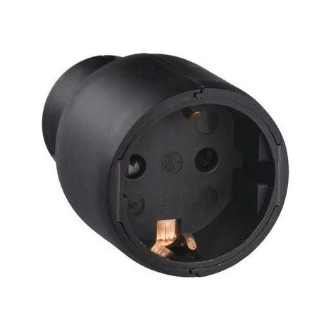 LEGRAND 050179 Base 2P + TT 16A senza dritto nero