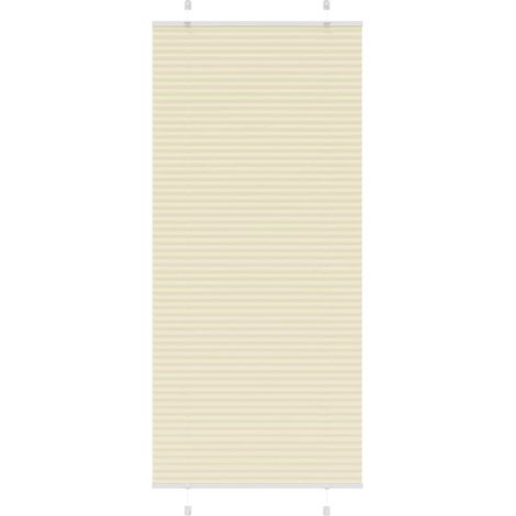 Plissee Creme 95x200 cm Stoffbreite 94,4 cm Polyester