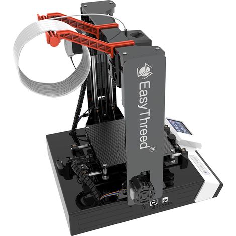 EasyThreed K6 Plus Imprimante 3D FDM Machine d'impression de bureau 100 x 100 x 100 mm Taille d'impression Plateforme amovible avec contrôle à écran tactile Carte TF/Connexion USB pour débutants Livré (1/5)