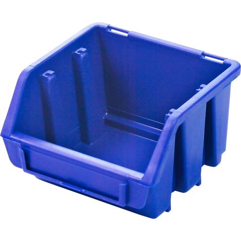 ADB Ergobox Gr. 1 blau 116x112x75mm Sichtlagerkasten Stapelbox Schütte (1/4)