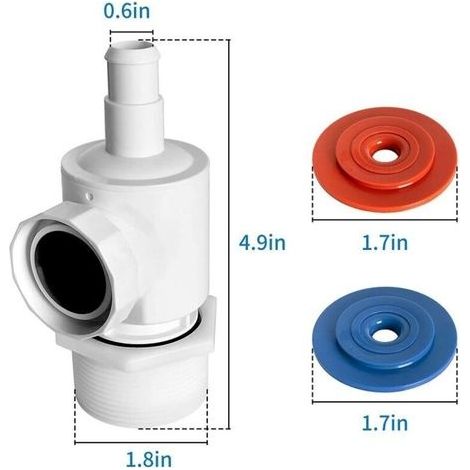 Kompletter UWF-Wandstecker, kompatibel mit Polaris 280, 180, 380, 480, 3900 Sport – 9-100-9001 – Wandstecker für Roboter, Polaris Zodiac 9-100-9001 Stecker, Ersatzteile für Polaris-Reiniger (1/4)