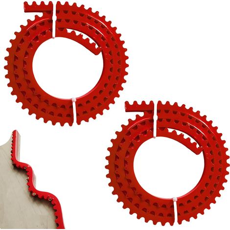 Règle courbe de 2 m, défonceuse flexible, défonceuse de finition, bandes de profilage compatibles avec le travail du bois, chaîne dentée, gabarits de fraisage de rainures (1/5)
