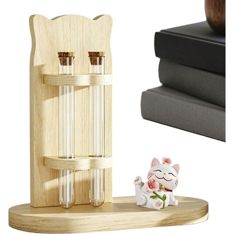 Support pour De Chat Boîte À Souvenirs Décorative avec Bouchon en Bouteille de rangement pour poils de chat pour Voiture Jardin Bureau Intérieur Animal de Compagnie Maison Décoration Table (1/5)