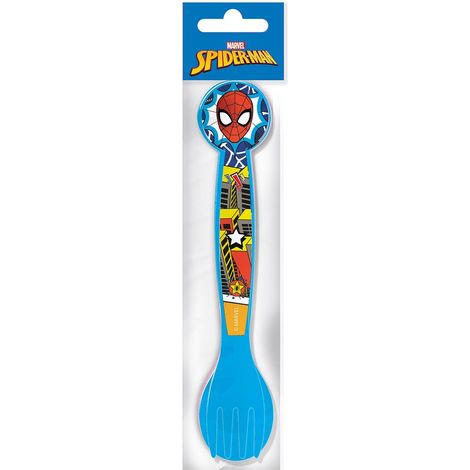 Juego de Cubiertos Spider-Man CZ11402 Multicolor Plástico 2 Piezas