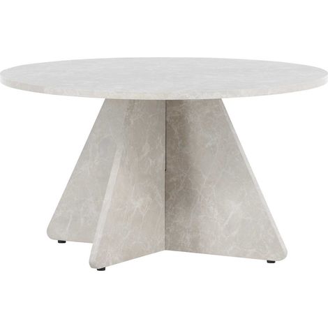 Table basse en MDF effet marbre Bootcut 80 x 45 cm (1/4)